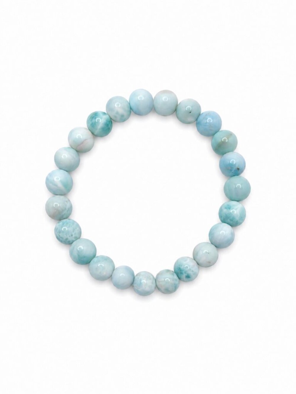 Larimar Stretchy Bracelet 8mm
